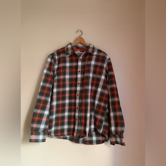 Mountain khaki snap button flannel mens saloon flannel - Picture 1 of 11